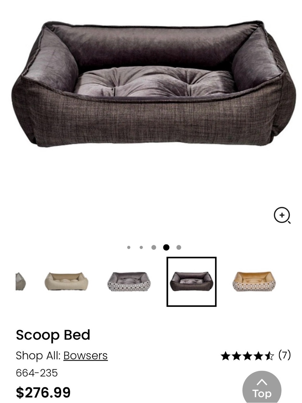 Bowsers Scoop Dog Bed